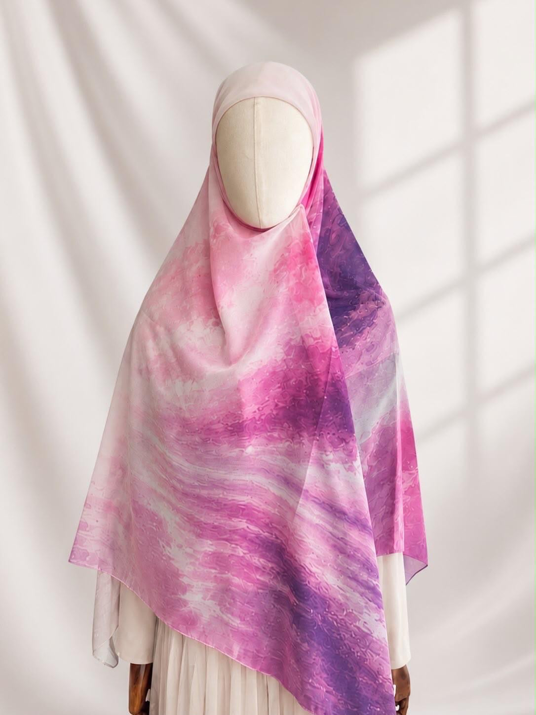 Velvet Fuchsia Chiffon Eshare