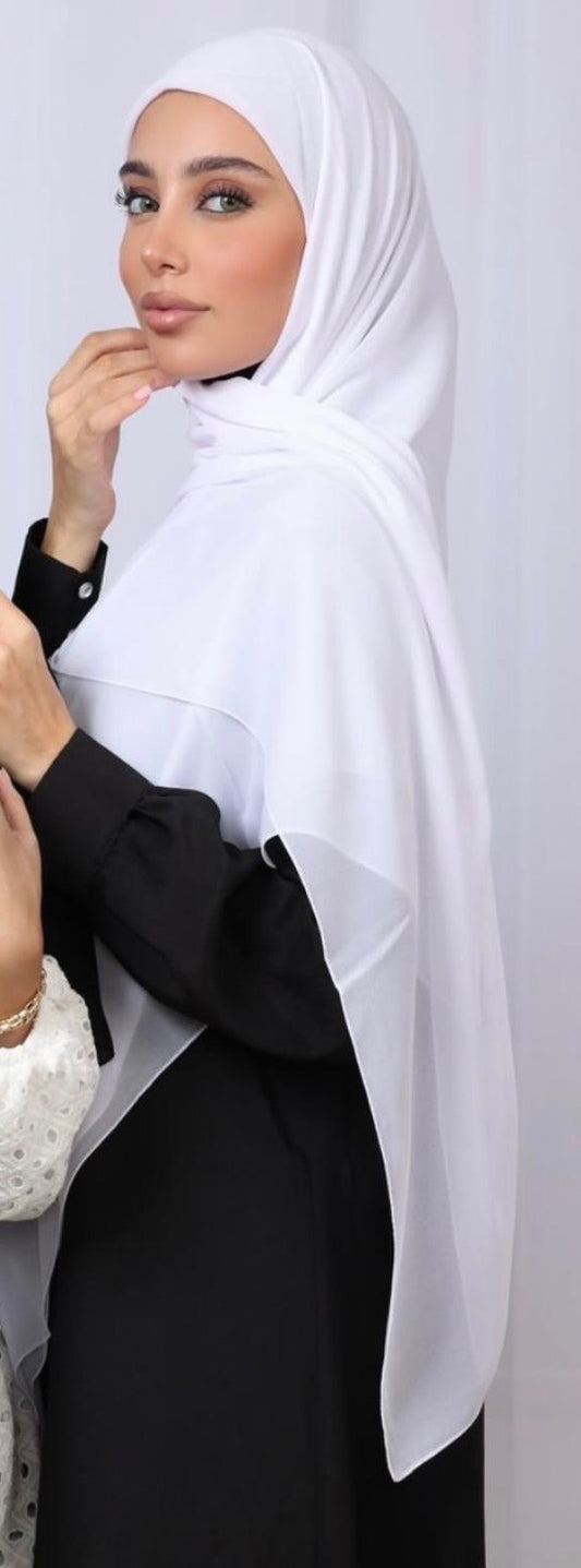 Classic White Chiffon Eshare