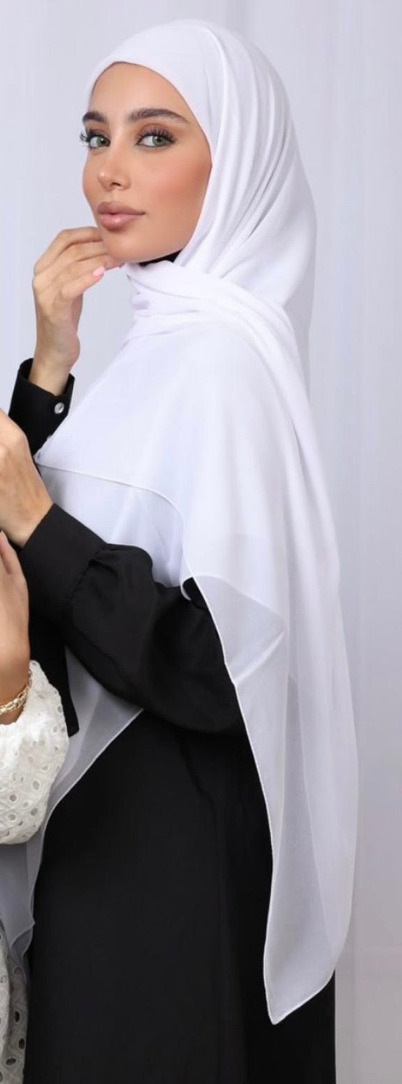 Classic White Chiffon Eshare
