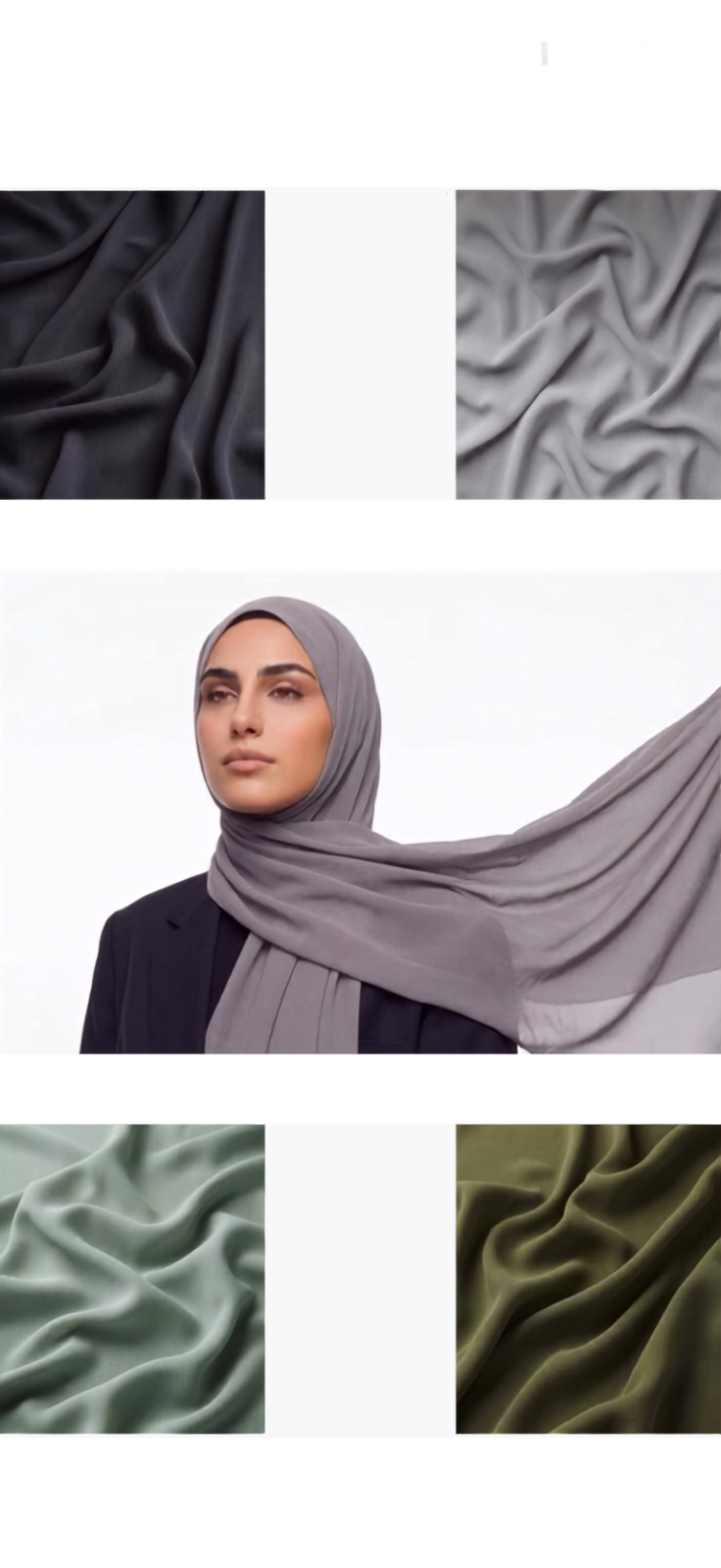 Crepe Chiffon Hijab